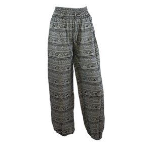 Womens Rayon Beach Alibaba Loose Elastic Waist Aladin Pants